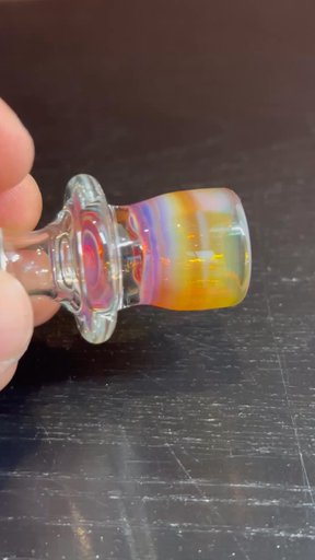 Preview pic of Ashme Amber Purple Ball Vape Diffuser Bowl