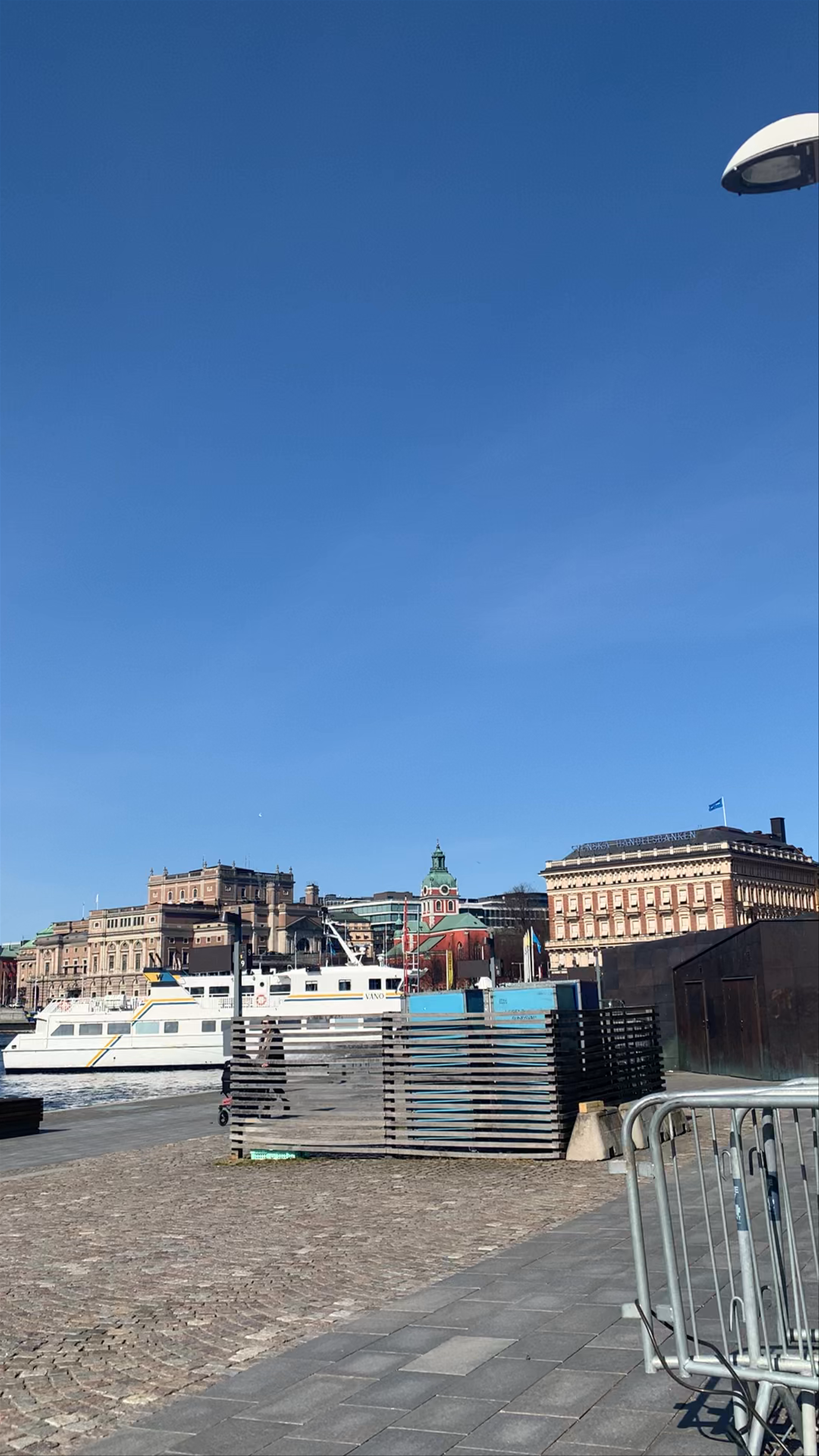Serene Stroll Along Strömkajen in Stockholm