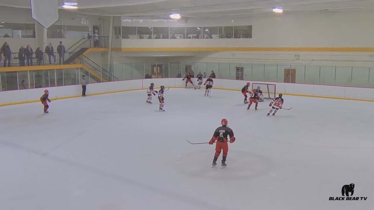 Bennett Carter's Aggressive Forecheck & Precision Pass for the Goal