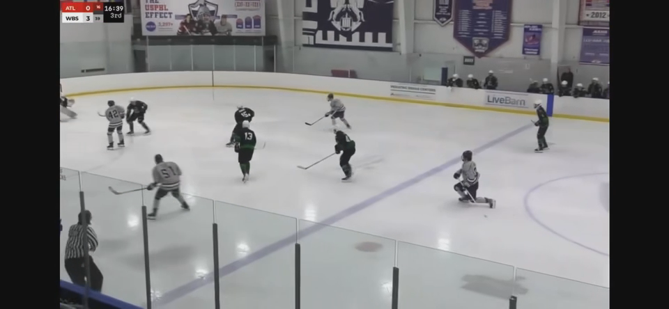 Hunter Pipe: Dominant Defensive Play at the Blue Line