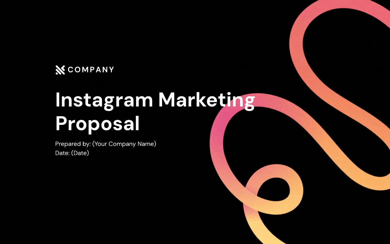 Preview of Instagram Marketing Proposal Template