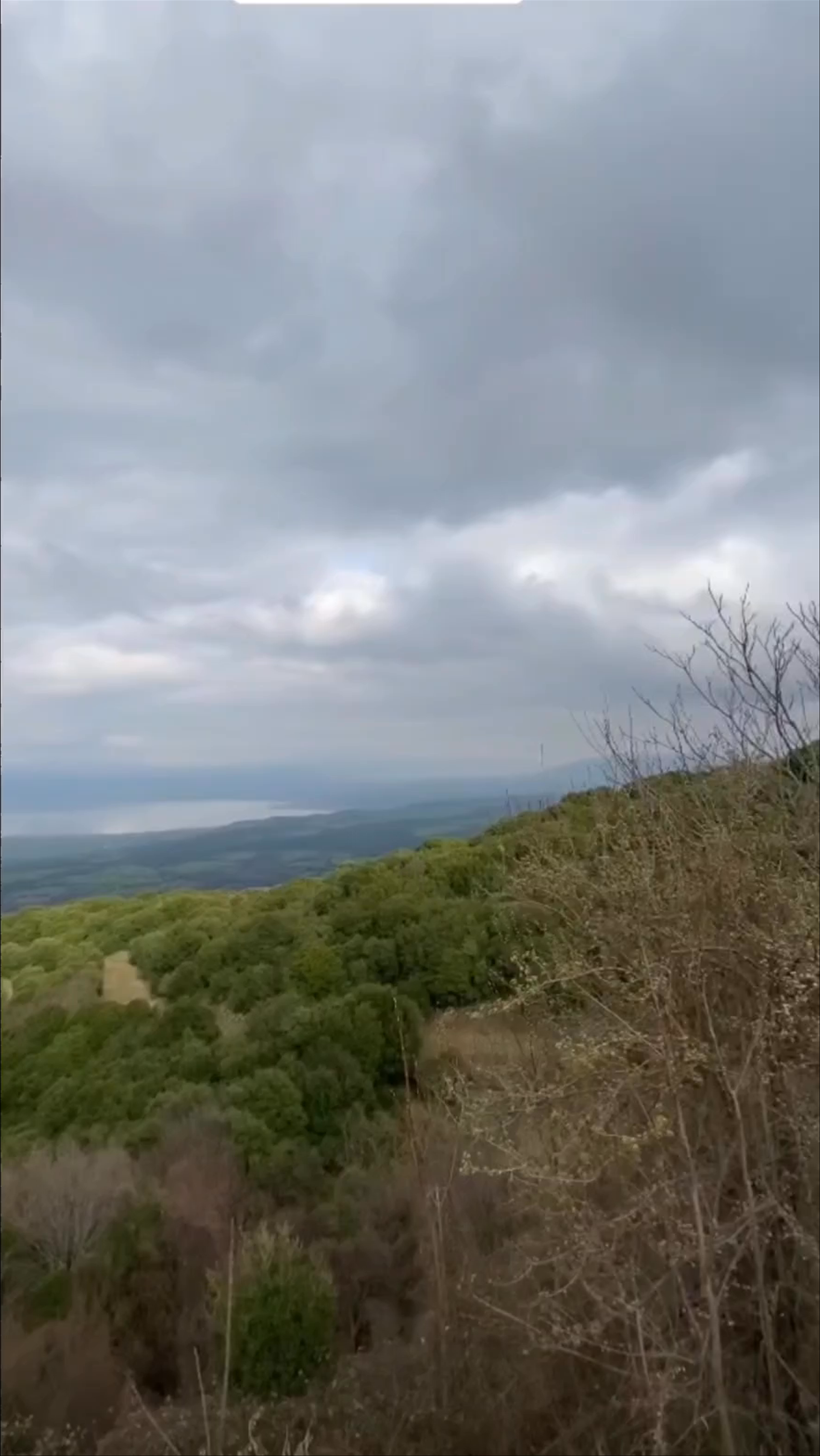 Mount Chortiatis: Moody Winter Landscape Views in Greece