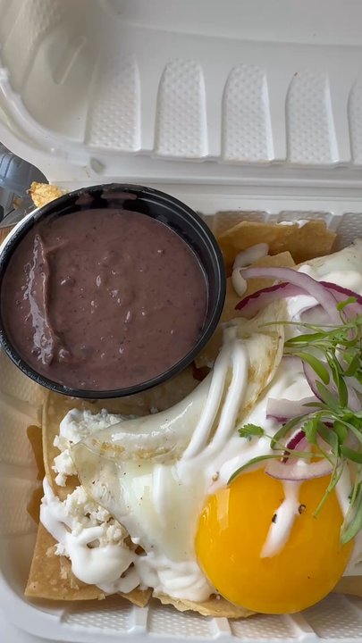 Naco Mexican Eatery - Chilaquiles with eggs. - Food Trucks Near Me - San Antonio, Texas