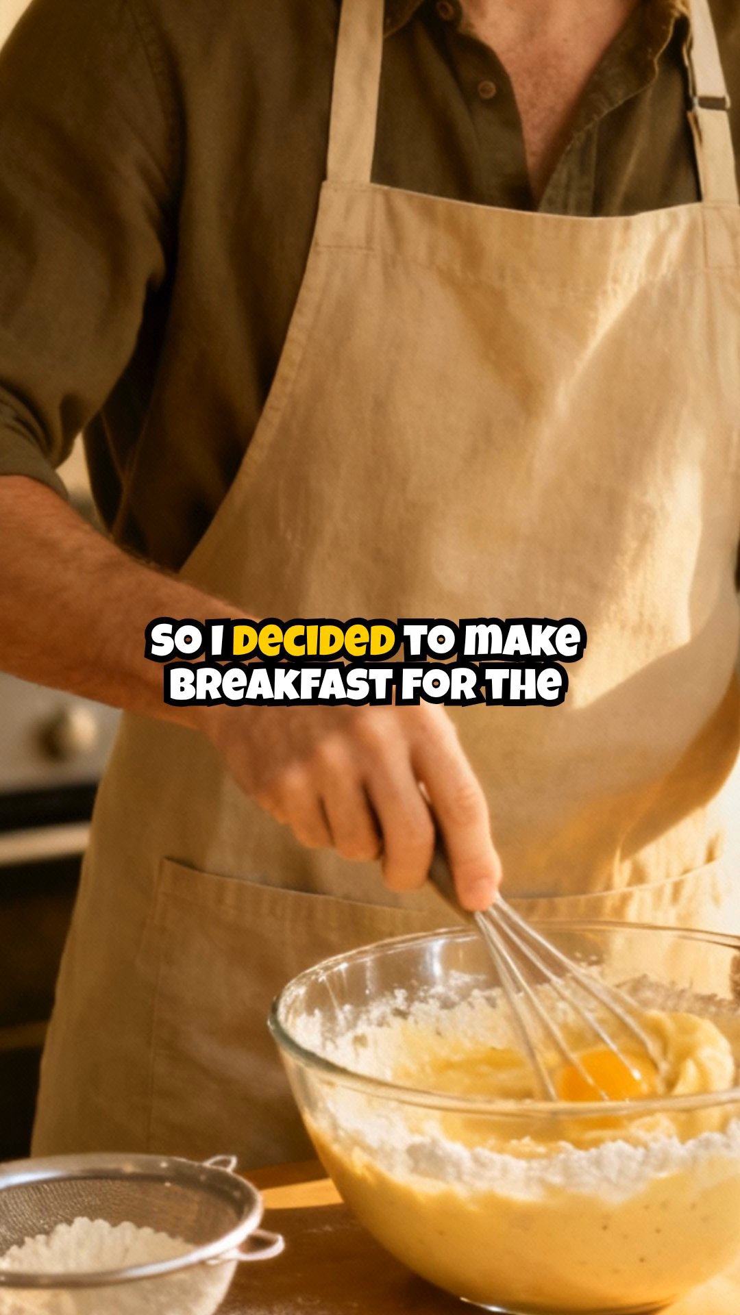 How I Set Off the Fire Alarm Making Pancakes.