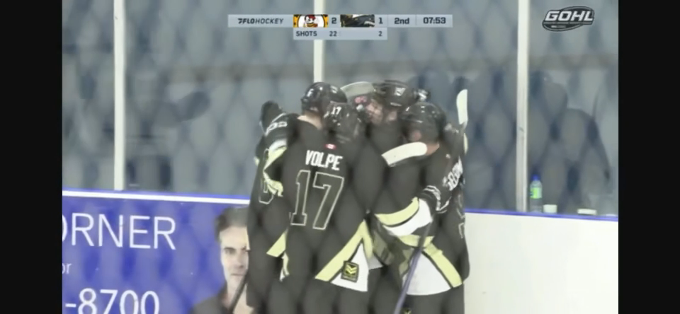 Eric Thibeault's Highlight Reel: Goal & Hit with Caledon Bombers