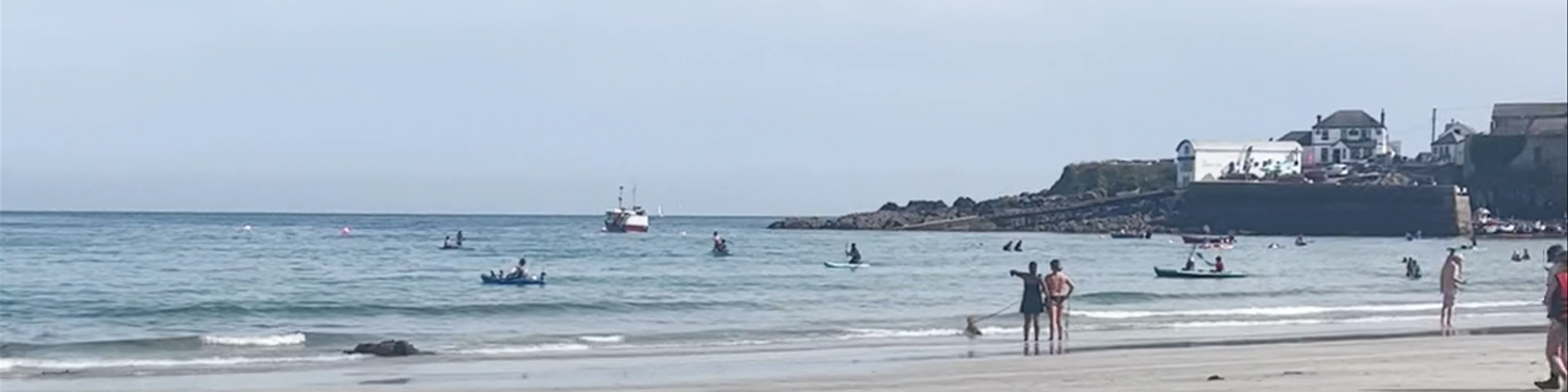 Coverack harbour