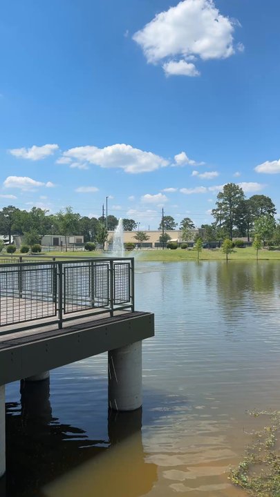 Bridgestone park - Lots of fishing, it was a beautiful day - Dog Parks Near Me - Spring, Texas