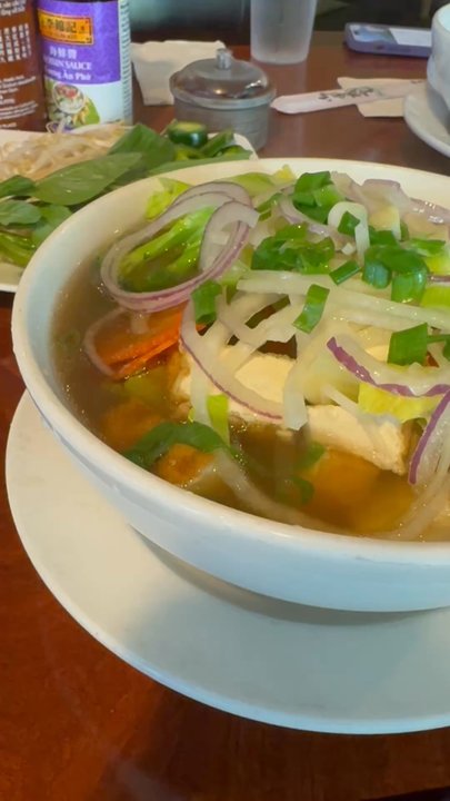 Pho Saigon - Vegetable and tofu pho. - Vietnamese Near Me - Honolulu, Hawaii