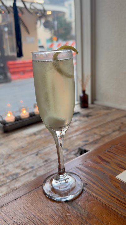 Sylvain - Champagne cocktail - Southern Near Me - New Orleans, Louisiana