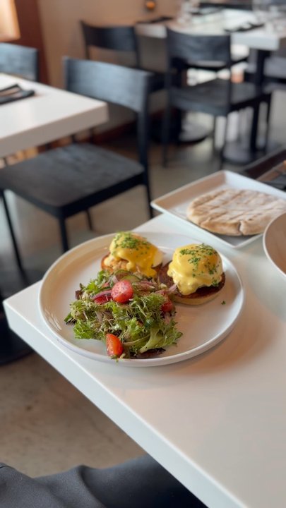Balandra - Crab Cake Benedict - Tapas/Small Plates Near Me - Seattle, Washington