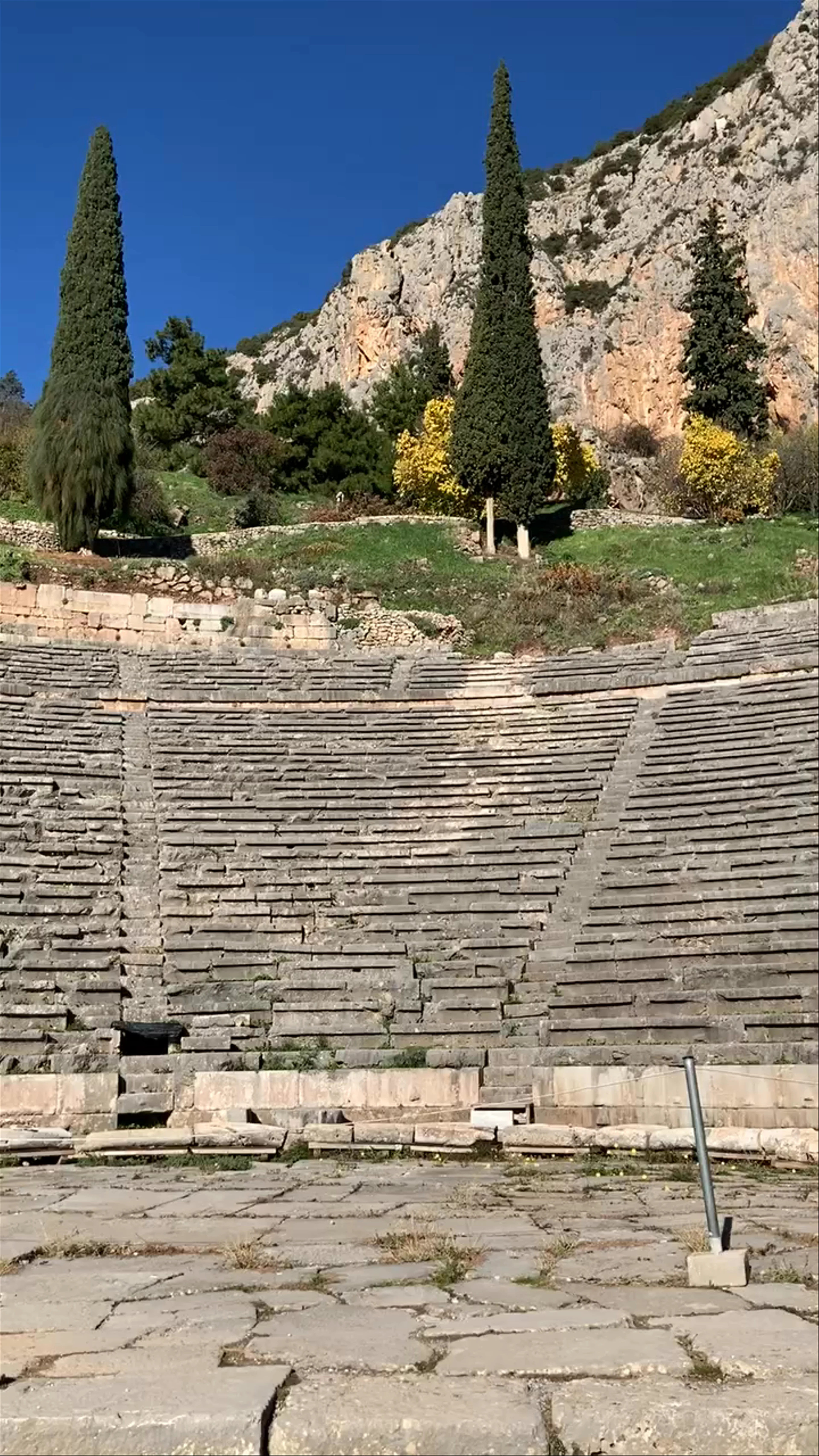 Archeologikos Choros Feariades Petres, Ethniki Odos Livadias Amfissas, Delphi, Greece