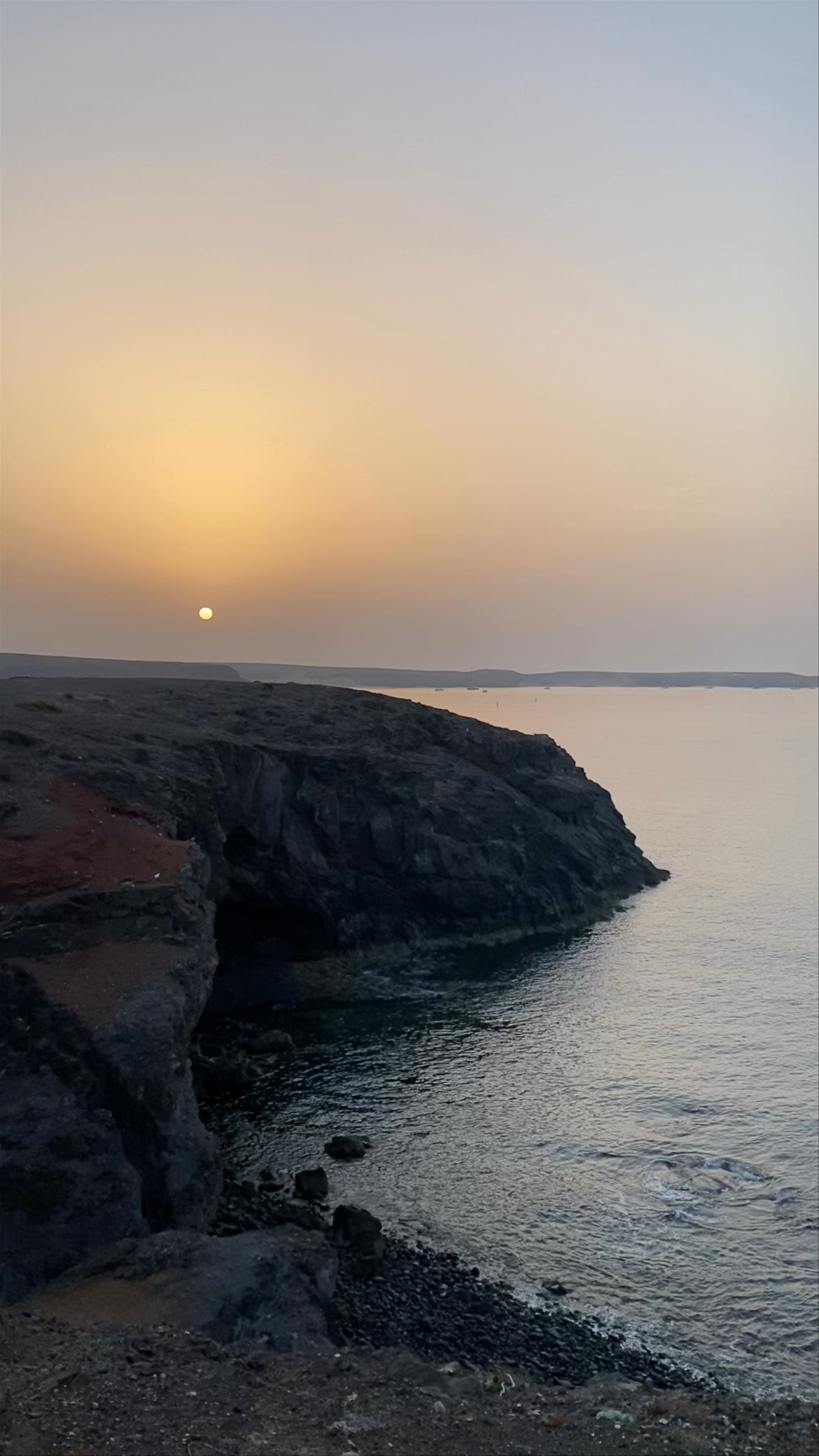 Sunset Cliffs at Playa Blanca, Lanzarote