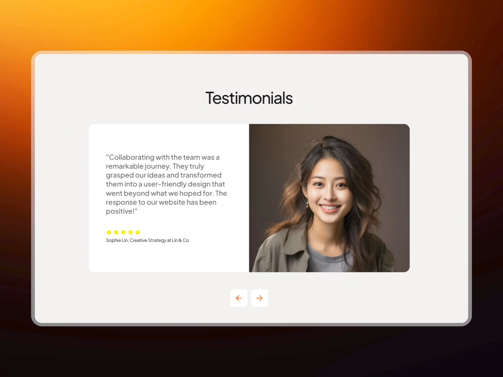 Creative Portfolio Website Design