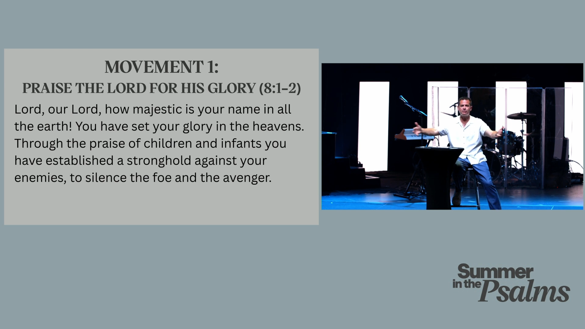 Psalm 8