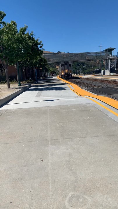 Amtrak Station - Martinez - This Is A Video I Toke Of My Train My Train Was Capitol Corridor Train#728 - Train Stations Near Me - Martinez, California