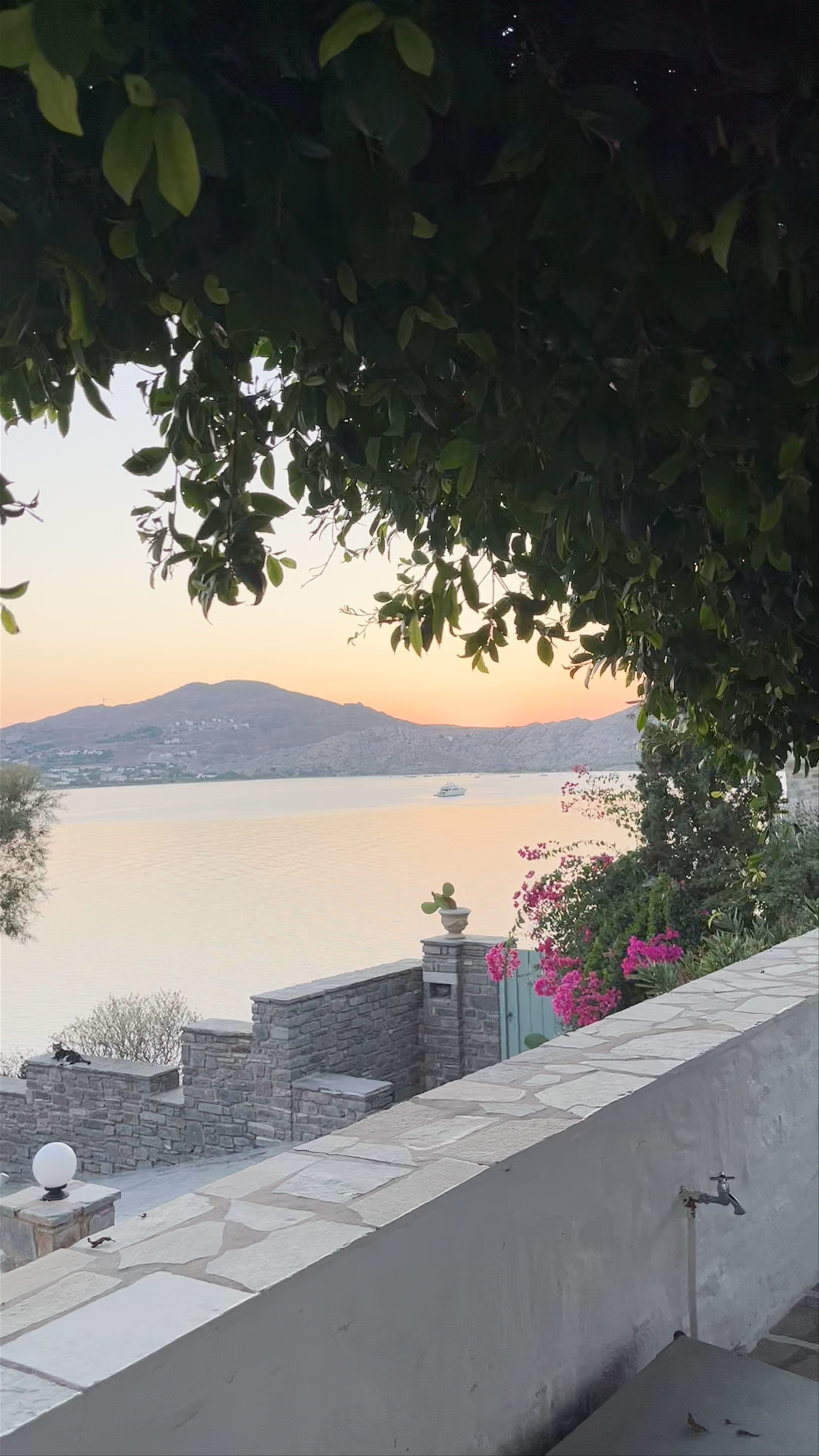 Sunset Serenity at Villa Irini, Naousa, Greece