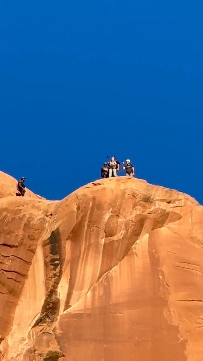 Tandem Base Moab - BASE jump from Tomestone - Paragliding Near Me - Moab, Utah