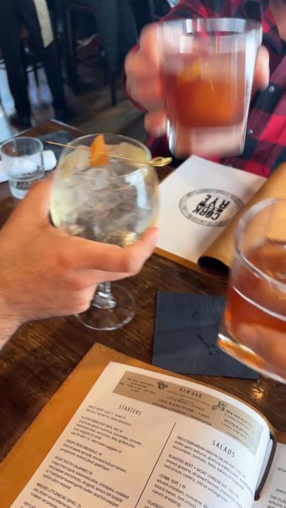 Cork and Rye - Old fashion & Gin and Tonic. - Gastropubs Near Me - Warwick, Rhode Island
