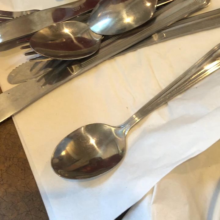 Bob Evans - Bugs crawling on silverware - Breakfast & Brunch Near Me - Kissimmee, Florida