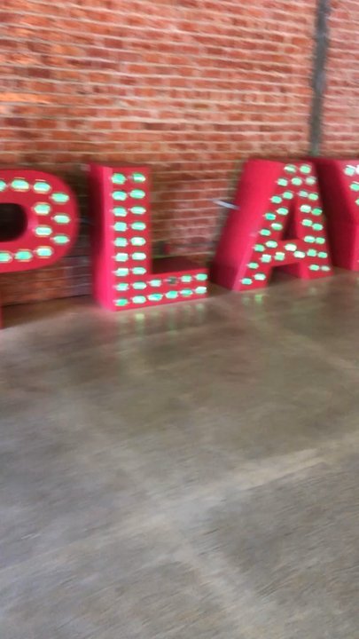 Playground LA - The iconic sign and vibes - Dance Studios Near Me - Los Angeles, California