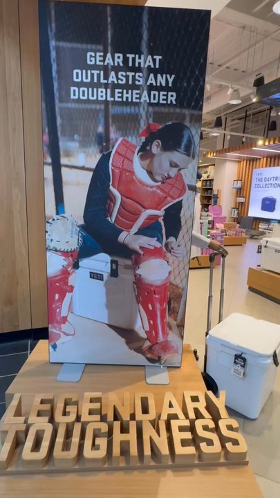 Yeti - Yeti displays, front of store in Washington Square - Outdoor Gear Near Me - Portland, Oregon