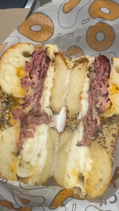 Black Seed Bagels - Boerum Hill - pastrami, egg and cheese - Bagels Near Me - Brooklyn, New York