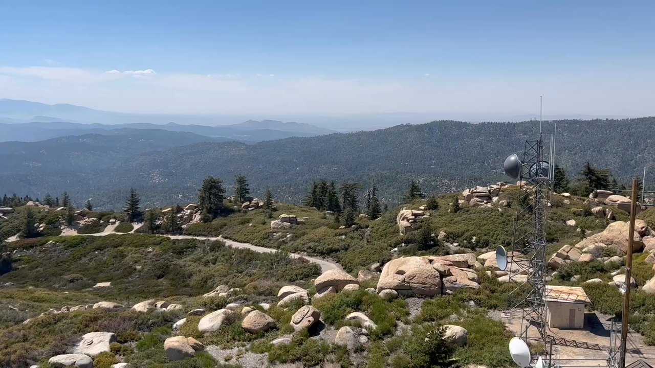 Keller Peak - Views from the Keller Peak fire watch tower at ~8,000 feet elevation near Running Springs in the San Bernardino mountain. Built in 1926. - Hiking Near Me - Big Bear, California