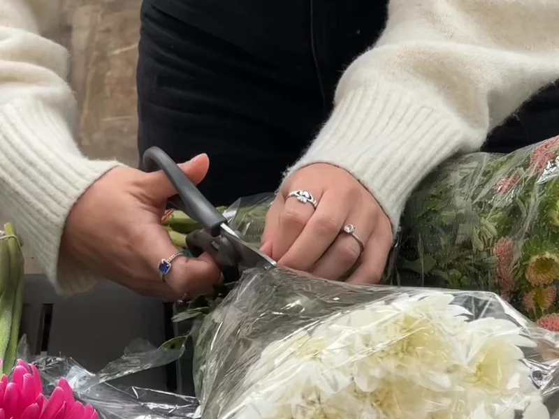 DIY Engagement Flowers