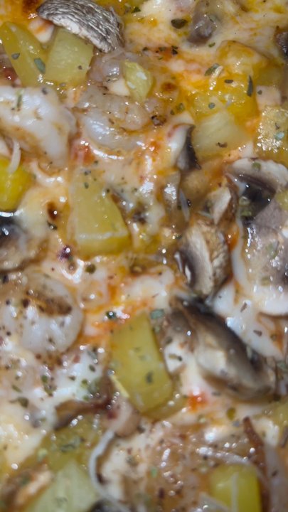 Doughboy Johnnys - Spicy Abuela sauce, mozzarella, shrimp, pineapples, and mushrooms - Pizza Near Me - Linden, New Jersey