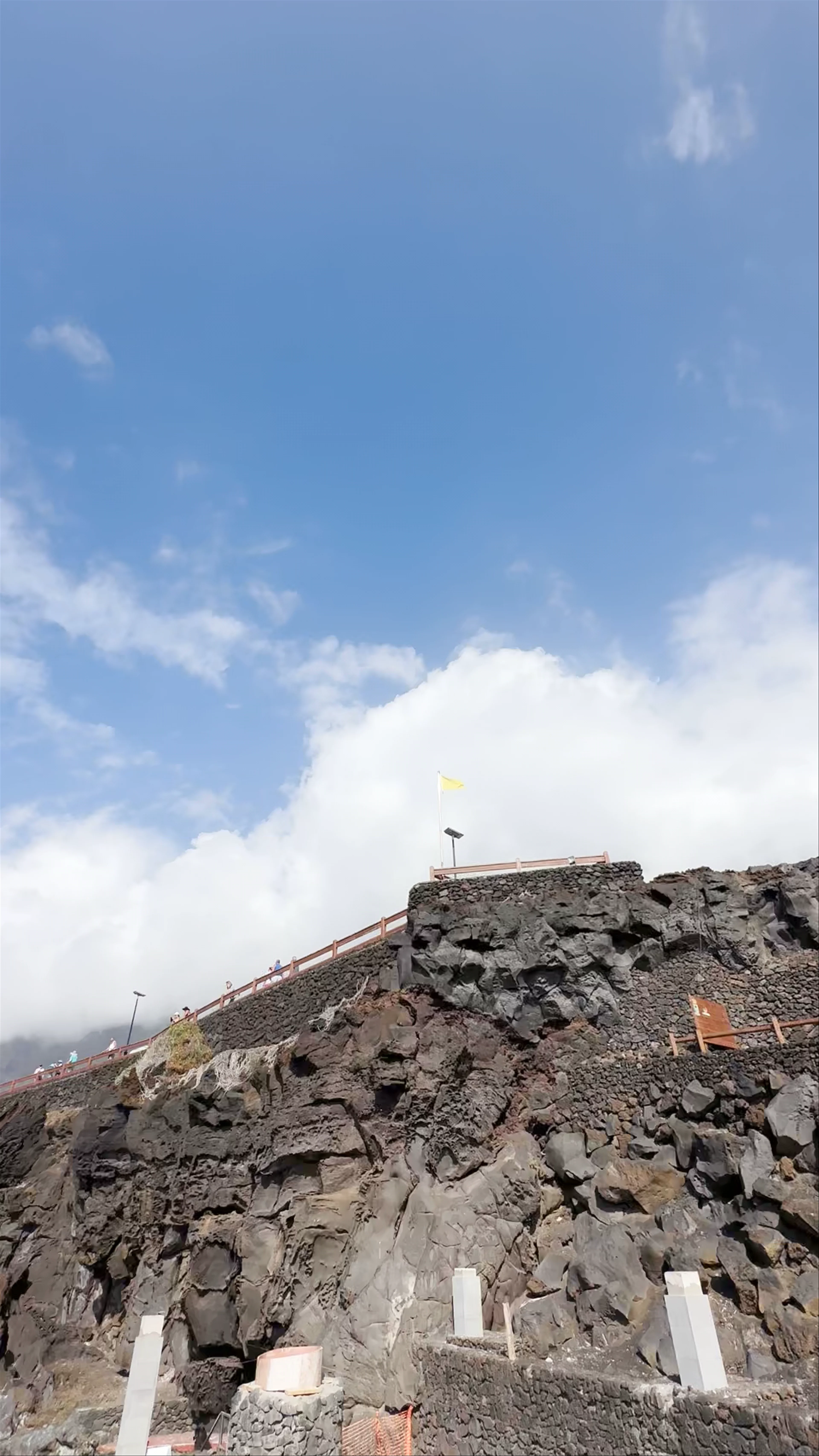 Natural Lava Pools, Frontera