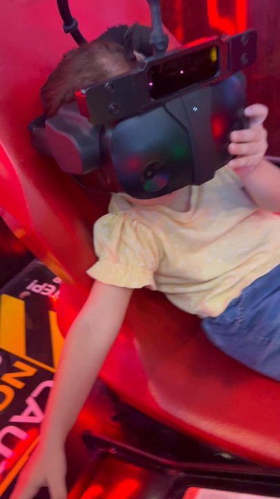 Game Lab - She loved the King Kong VR ride...umm, hope there's no nightmares ‍ - Arcades Near Me - Reno, Nevada