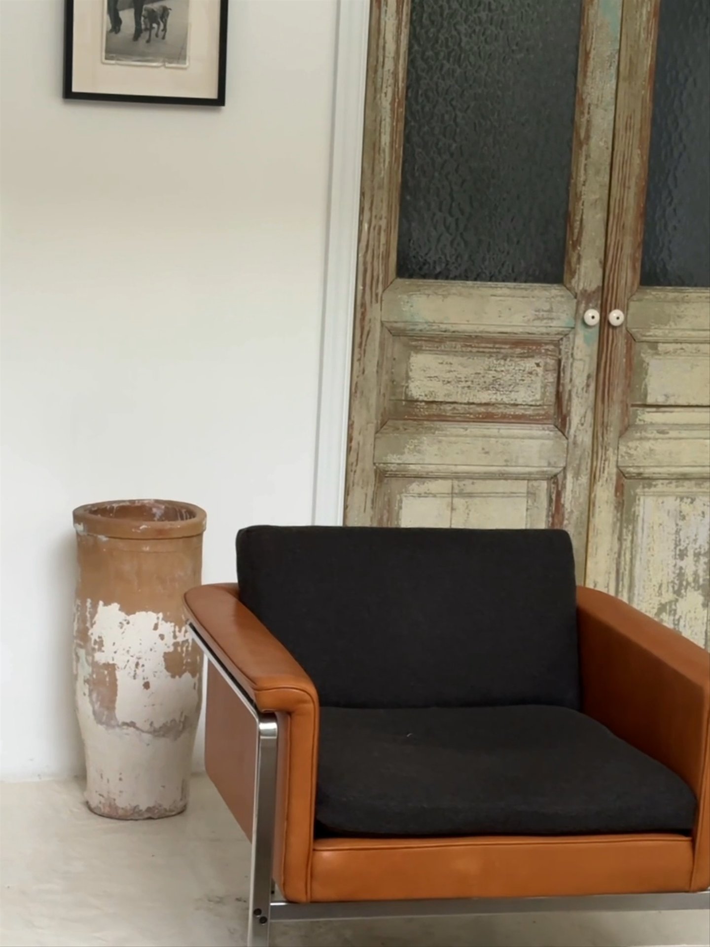 Moroccan Plaster Planter - Taller