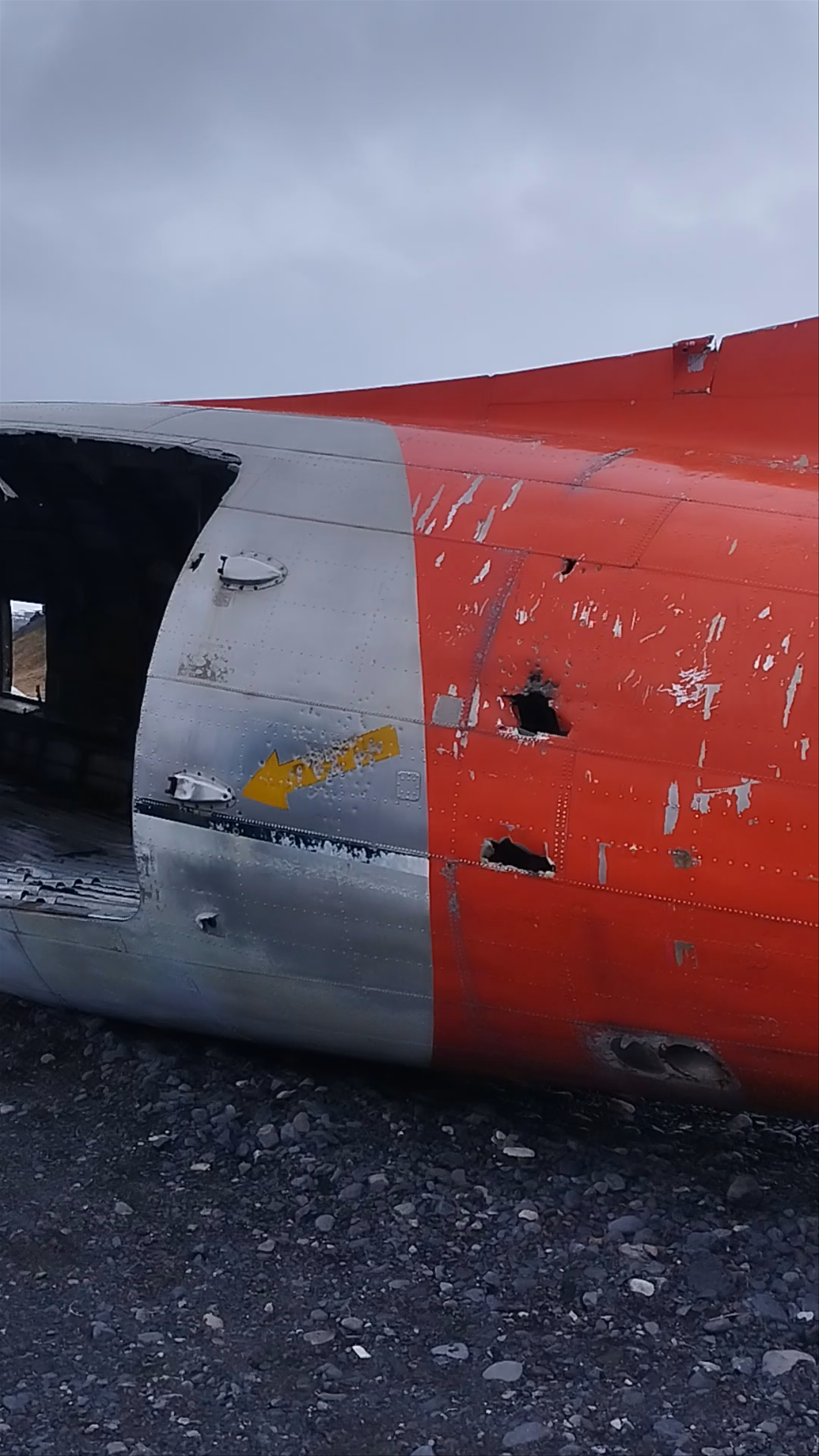 DC-3 Airplane Wreck Exploration - Eyvindarholt, Iceland
