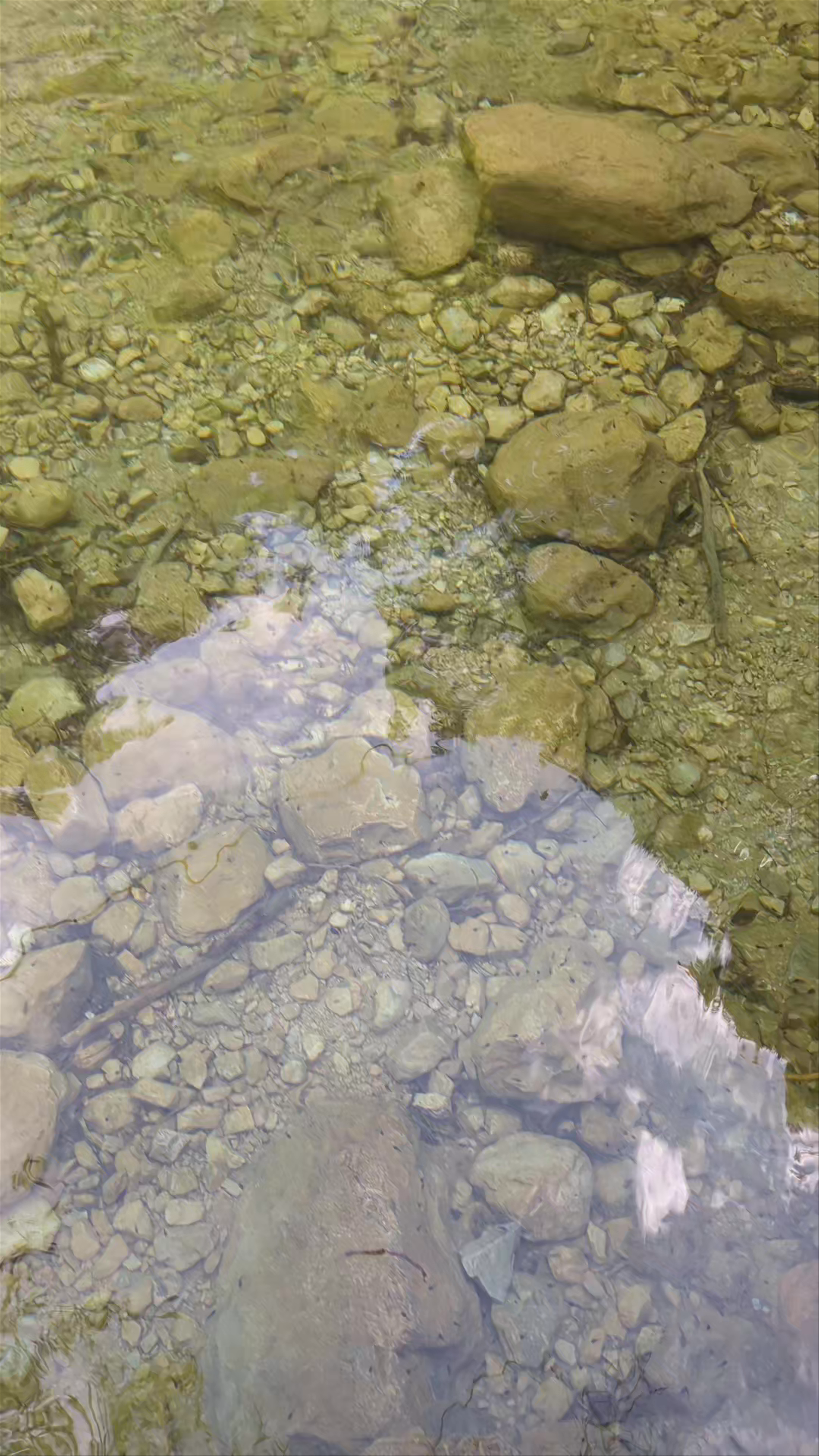 Orlias Stream Waterfall and Crystal Clear Pools in Dio-Olympos, Greece