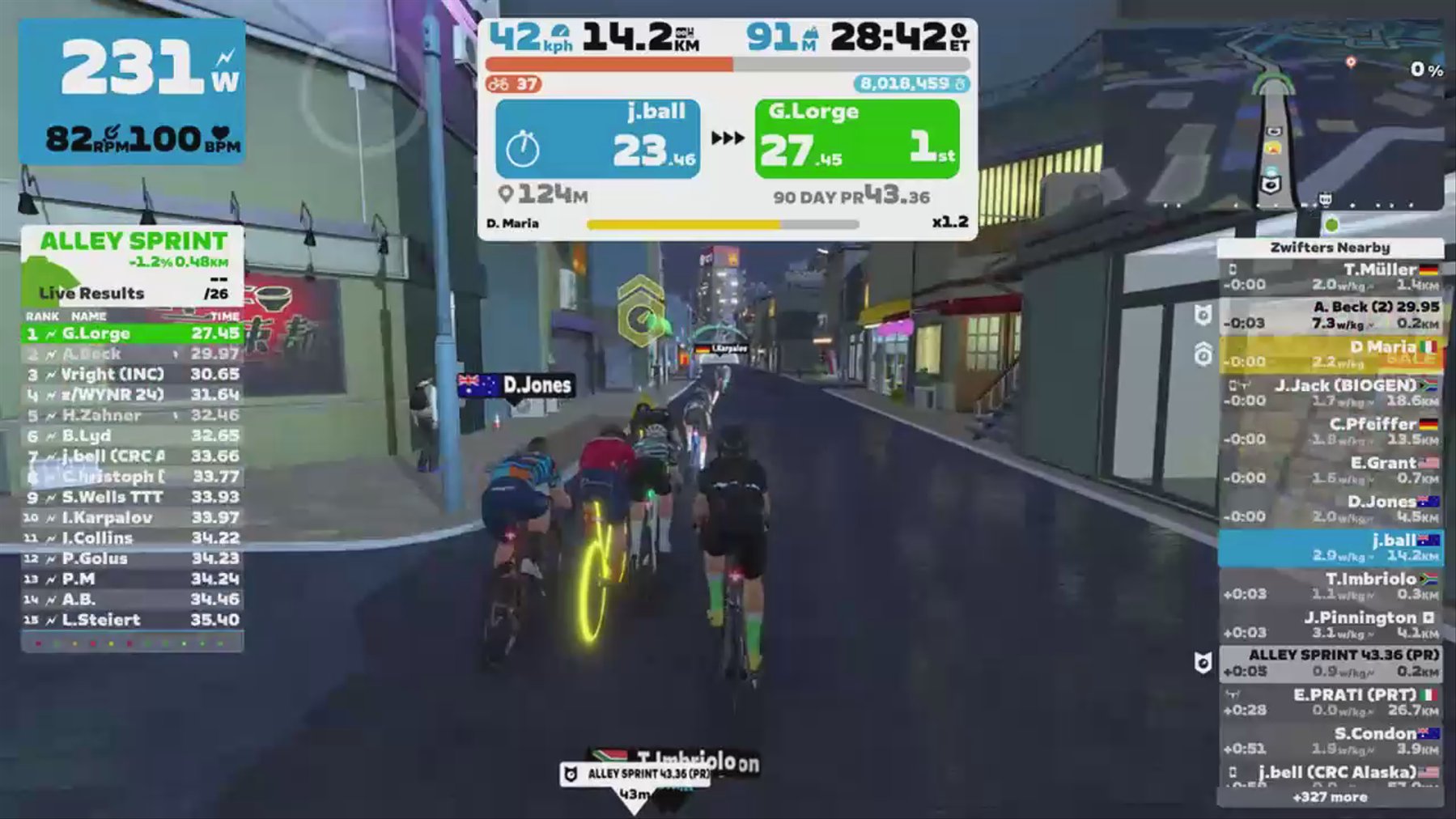 Zwift - Pacer Group Ride: Wandering Flats in Makuri Islands with Bernie