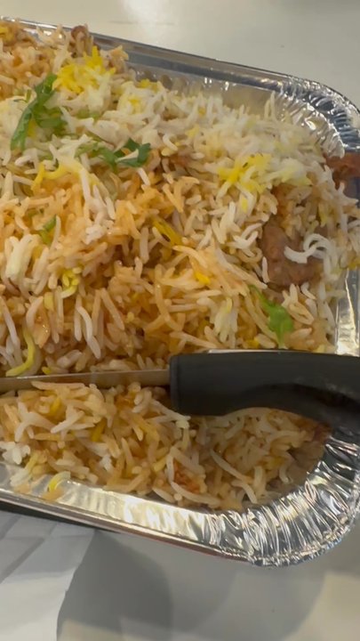 Imperial Biryani & Cafe - Authentic Family Pack Goat Dum Biryani - Indian Near Me - Richardson, Texas