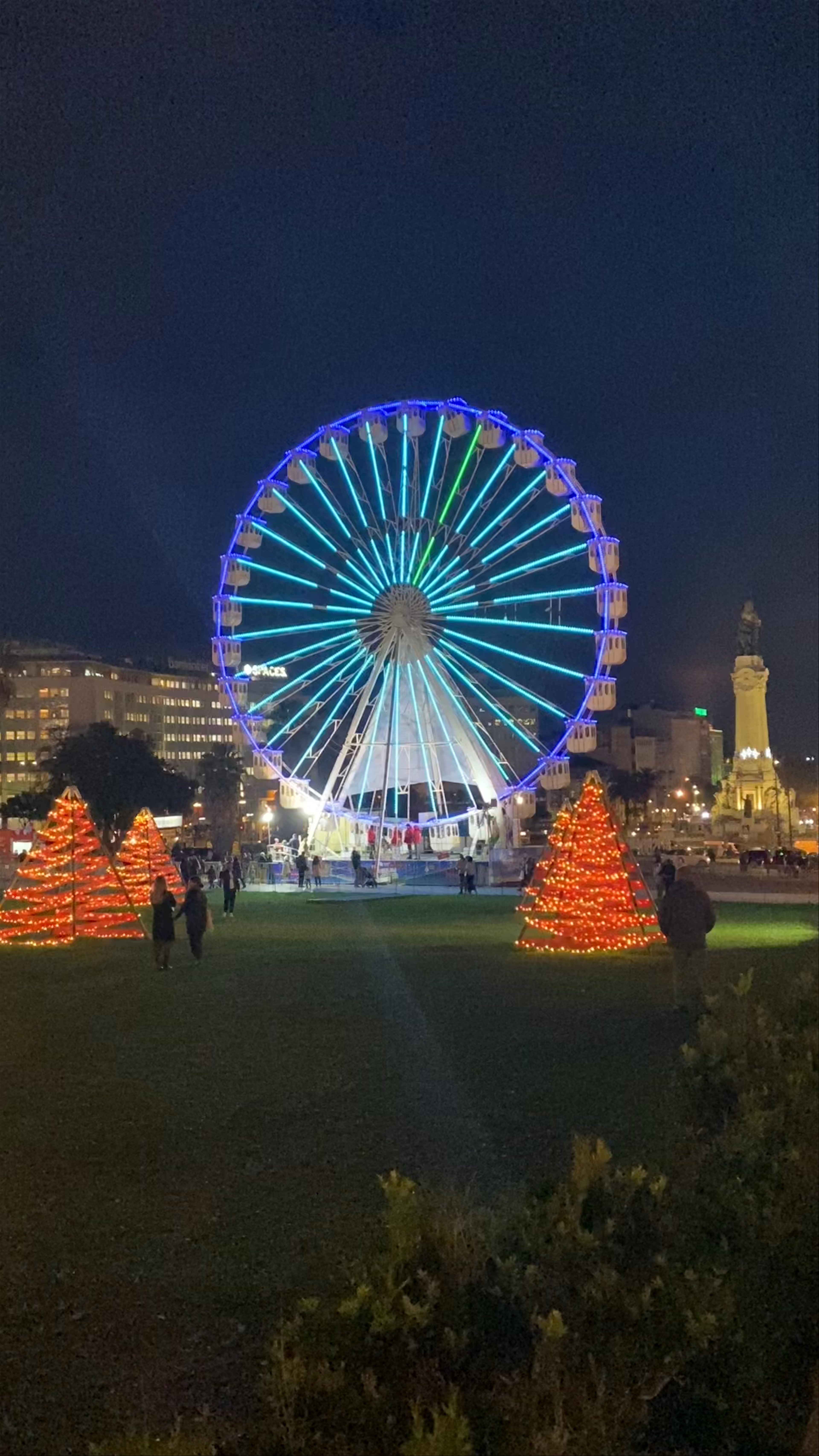 Lisbon Wonderland Night Festival: Magic Lights and Ferris Wheel Views