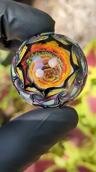 Preview pic of Paulie Two Fingers faceted marble