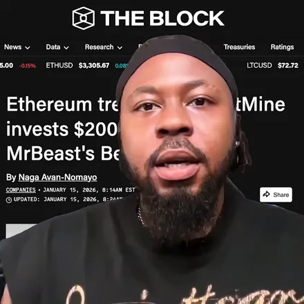 Mr. Beast gets $200m from crypto whale 🐳
