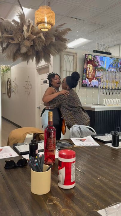 LiveYoung Candle - My friend was surprised when another friend joined the activity. She had real tears yall. - Candle Stores Near Me - Frederick, Maryland