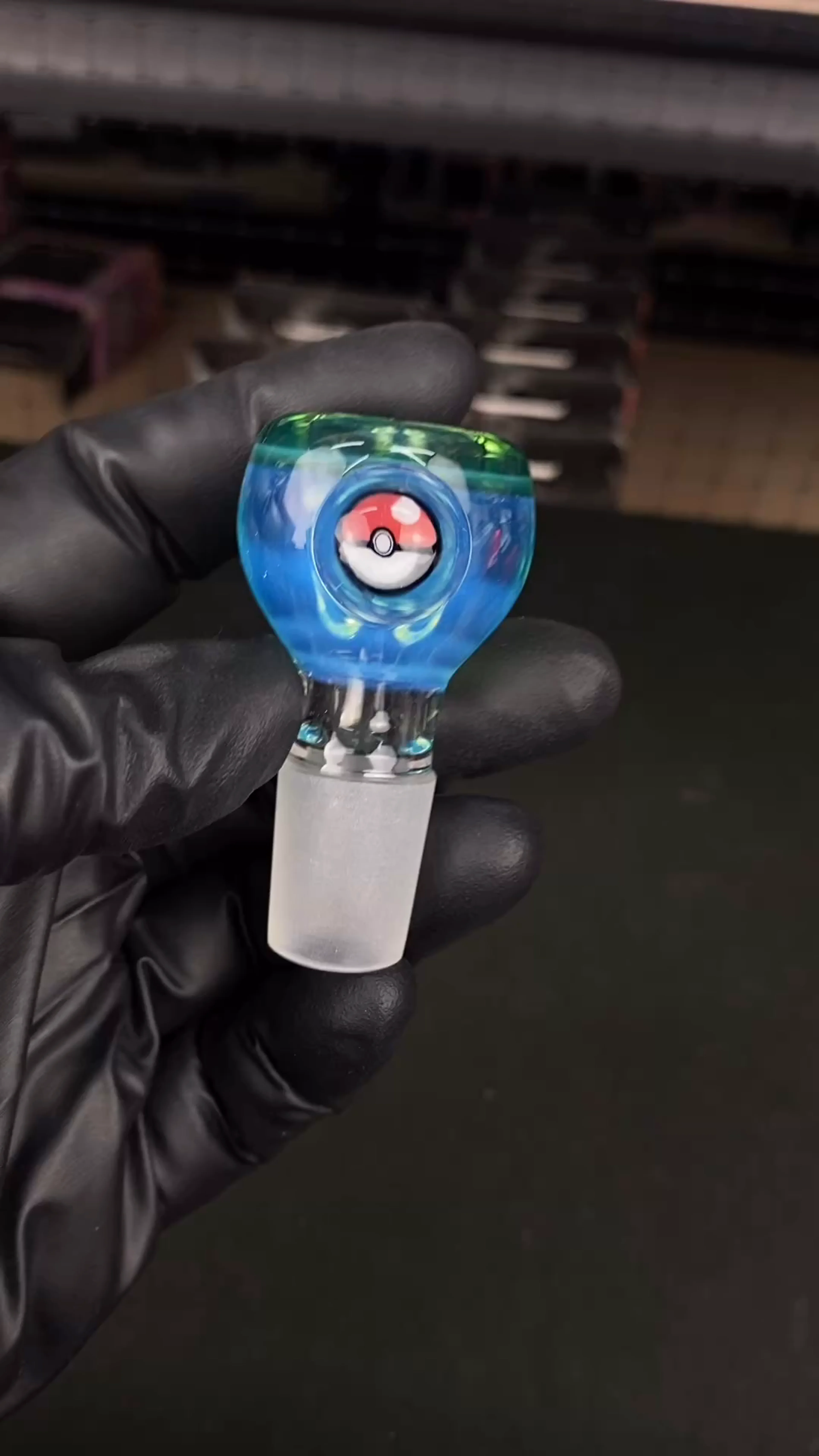 Preview pic of 18mm Single Hole Bowl Slide by Keys Glass