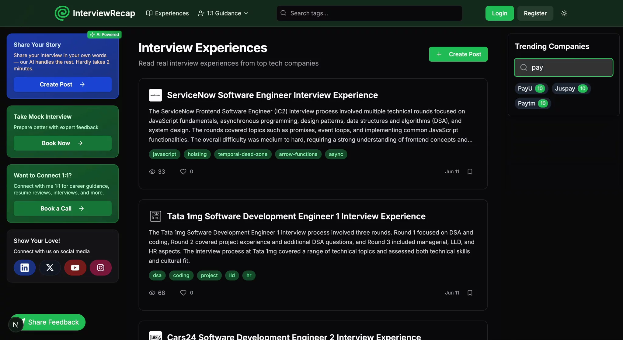 InterviewRecap image 1