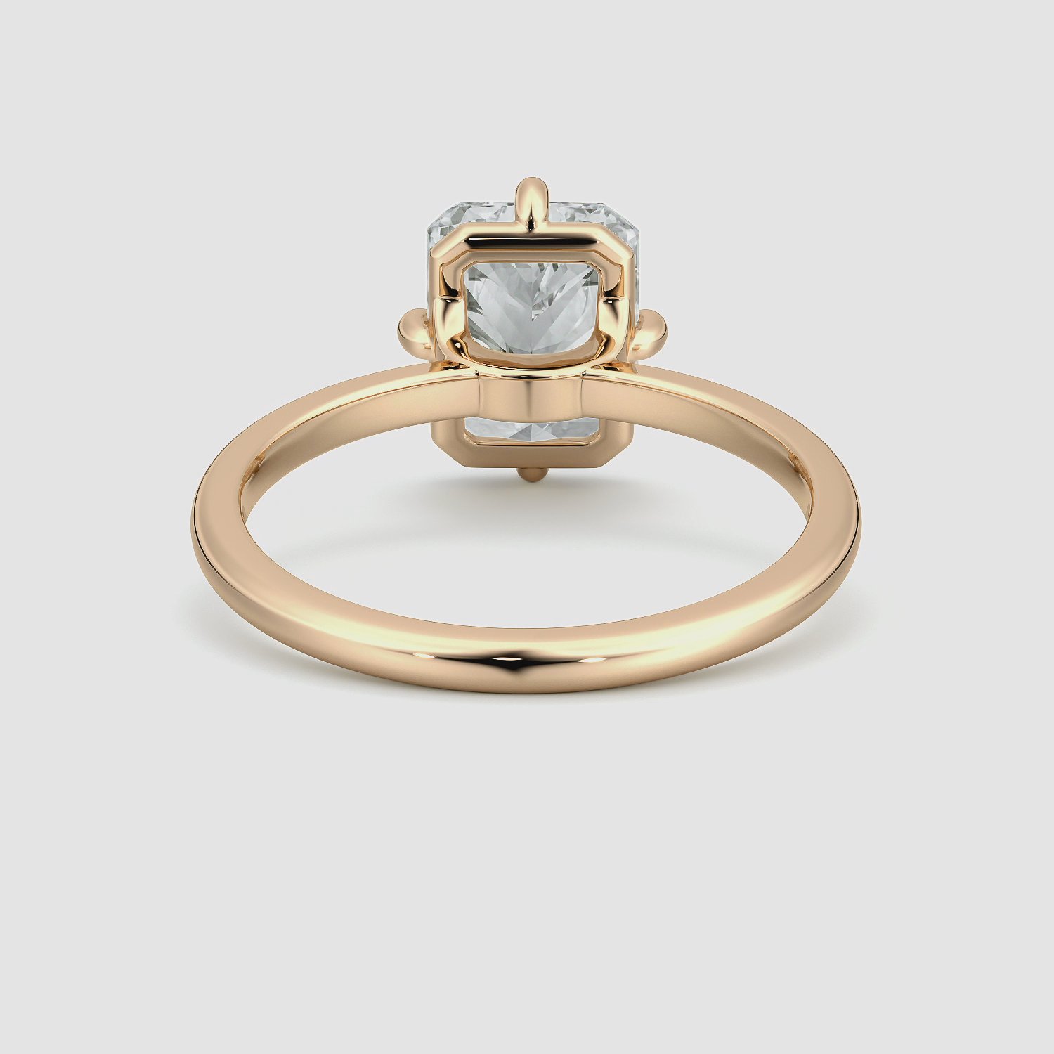 Compass | Radiant | 14k | Roségold | bandAccent: Ohne Pavé-Besatz | diamondOrientation: vertical | caratWeight: other