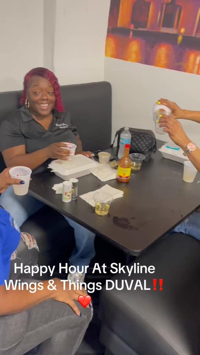 Skyline Wings and Things - Here is a little view of my Happy Hour Moment - Seafood Near Me - Jacksonville, Florida