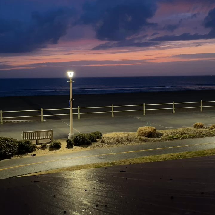 Oceanfront Inn - Sunrise from room 203 - Hotels Near Me - Virginia Beach, Virginia