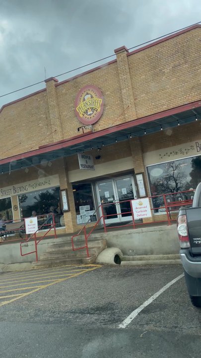 Pecan Street Brewing - Driving by the restaurant - Breweries Near Me - Johnson City, Texas