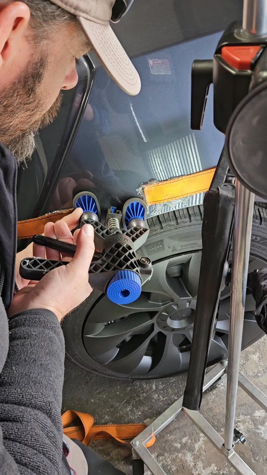 Tesla dent, gone
