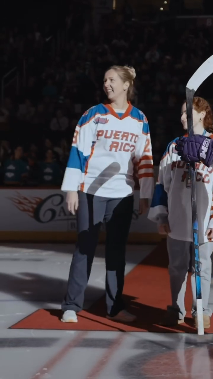 Estela Vazquez Shines for Puerto Rico at IIHF Hispanic Heritage Night