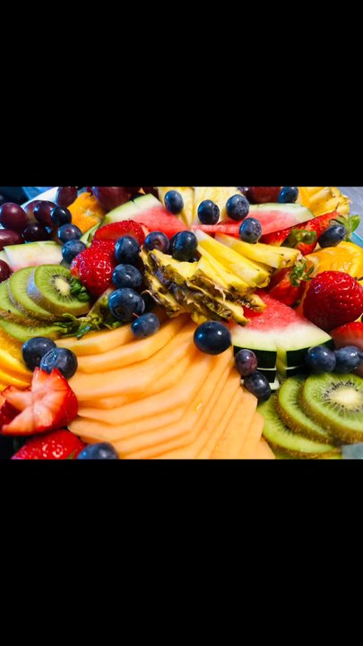 Khristian’s Katering - Bridal Shower Fruit Tray Arrangement - Caterers Near Me