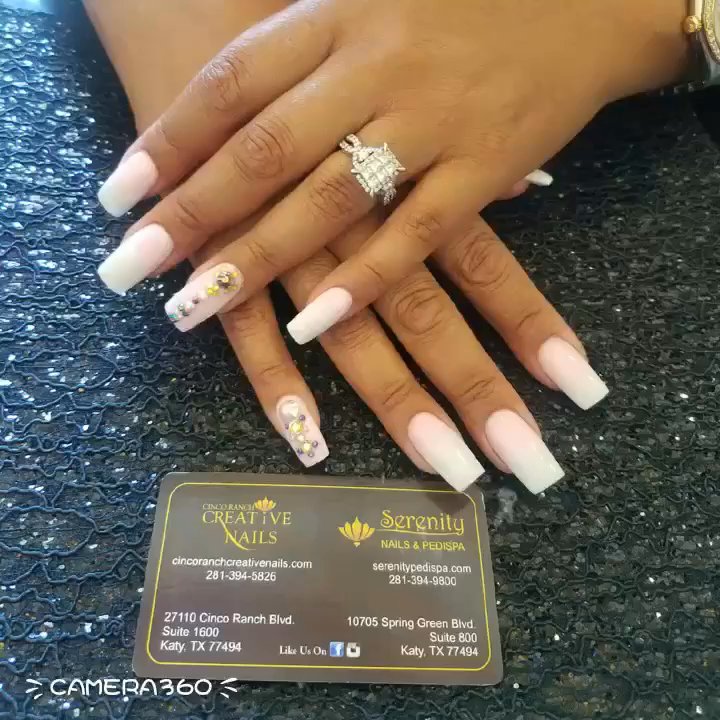Serenity Nails & Pedispa - Ombré Nails - Nail Salons Near Me - Katy, Texas